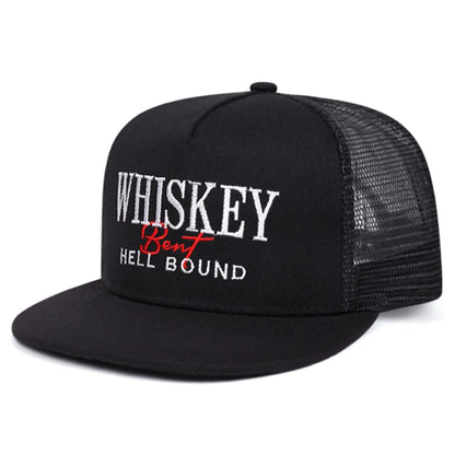 2026 New Flat Edge Hat Creative Letter Embroidered Baseball Hat