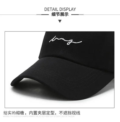 New Simple Corrugated Outdoor Sports Baseball Cap Polyester Cap New Cap Embroidery Hat