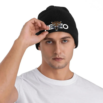 Luxury Brand Beanie Hats Tiger Print Fashion Caps Female Male