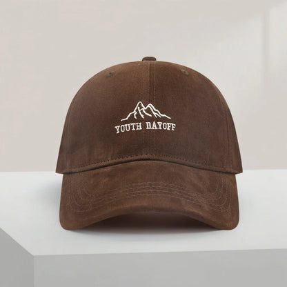 Mountain Peak Embroidered Baseball Cap
