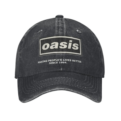 Oasi Band Logo Casual Baseball Cap