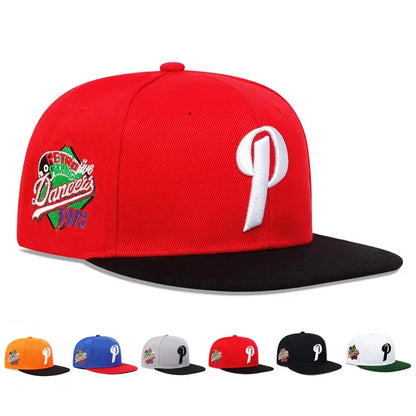 Unisex P Letter Embroidery Hip-hop Hats Spring And Autumn