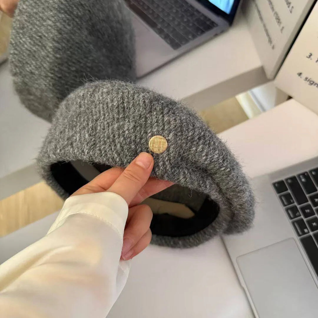 2026 New Korean Style Winter Beret Cap For Women