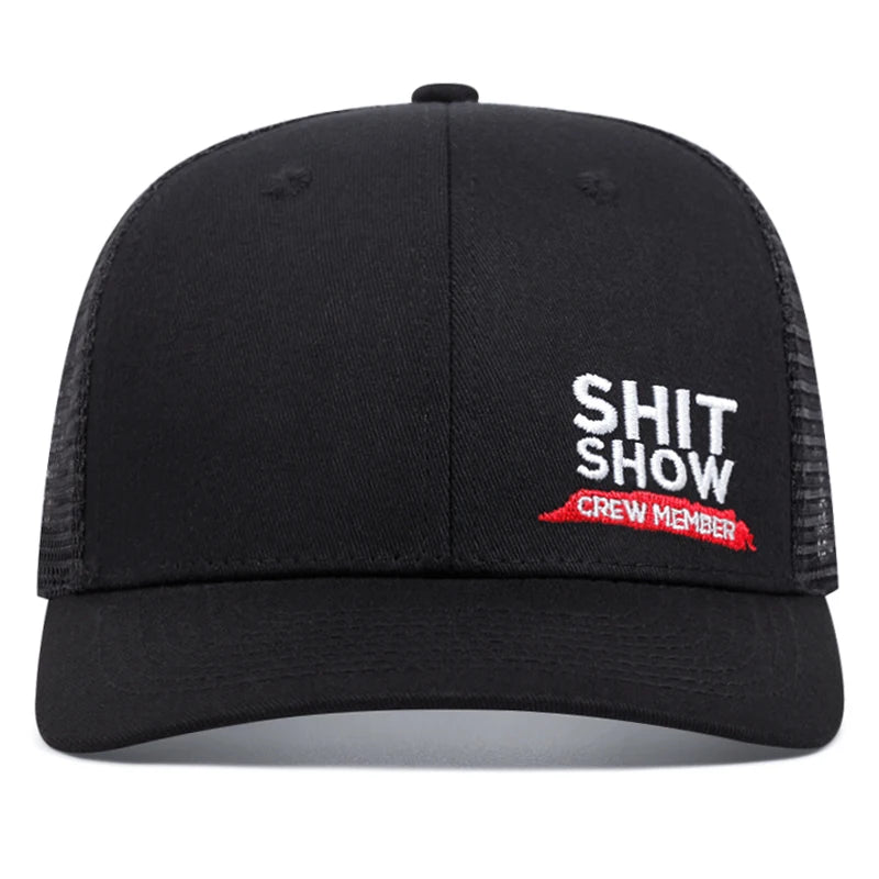 Shit Show Alphabet Slightly Curved Printed Baseball Cap Men's and Women's