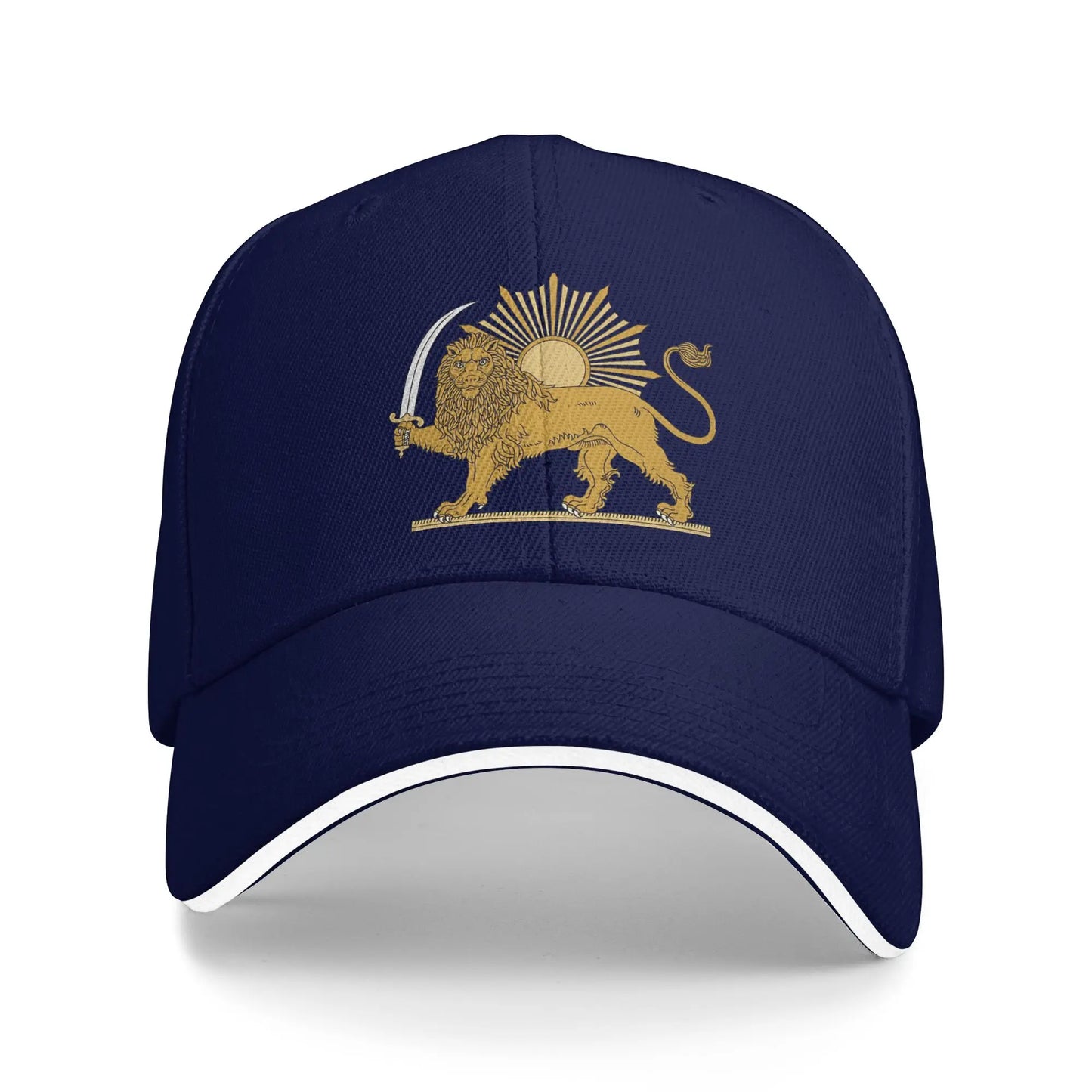 Summer Lion And Sun Persian Emblem Baseball Cap