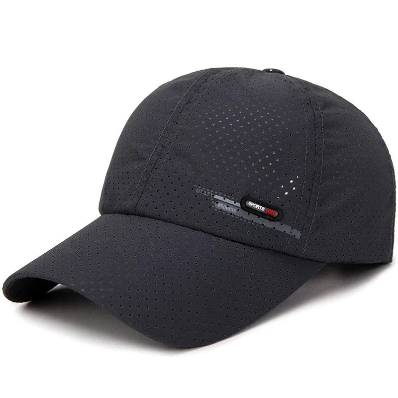 Summer Breathable Perforated Quick-Drying Hat For Men