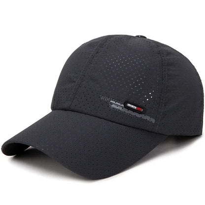 Summer Breathable Perforated Quick-Drying Hat For Men