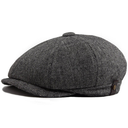 Spring Autumn Casual Beret Men Fashion Retro Newsboy Cap