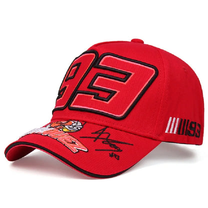 Ayrton Senna Racer Fashion Letter Embroidery Cap Outdoor
