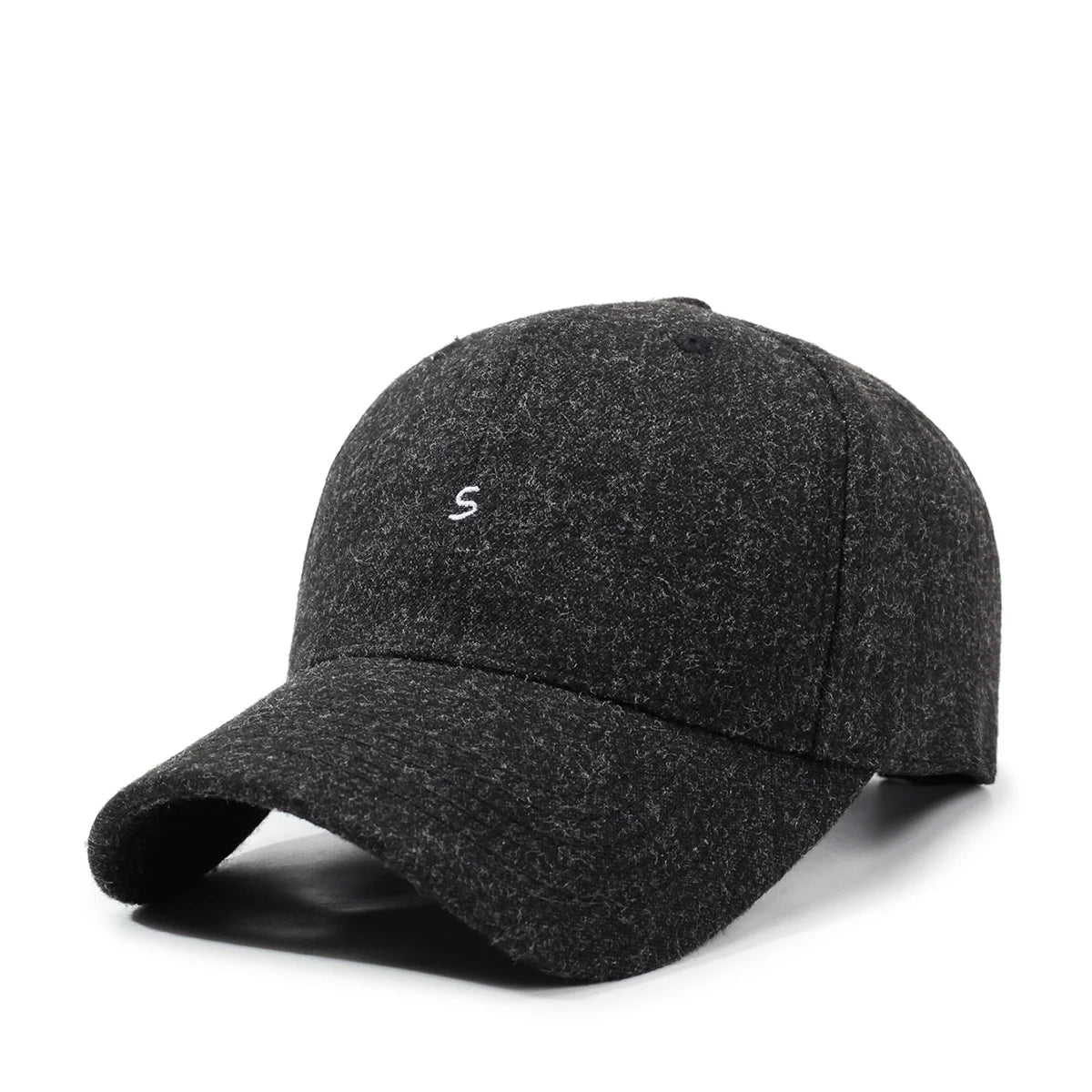 Hat with a Large Head Circumference That Makes the Face Look Smaller, Hard-Brimmed Baseball Cap for Women