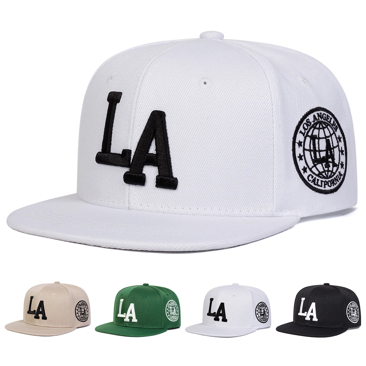 Unisex Letter Embroidery Hip-hop Hats Spring Autumn Snapback Caps
