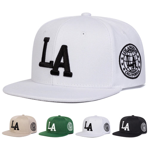 Unisex Letter Embroidery Hip-hop Hats Spring Autumn Snapback Caps