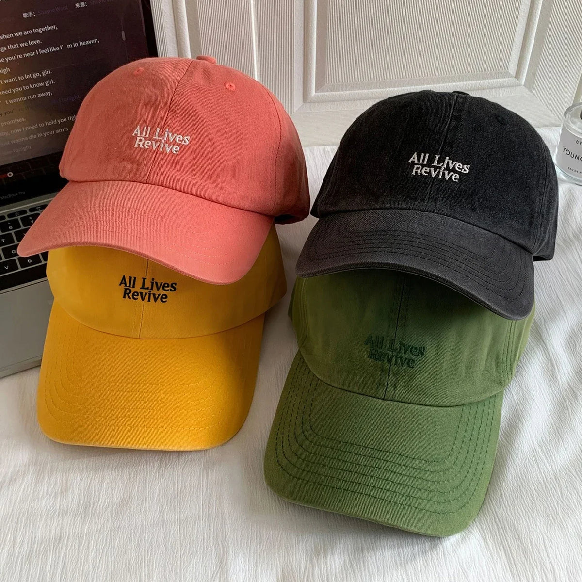 Solid Color Letter Baseball Hat For Women Embroidery Adjustable Sun Hat Girl Outdoor Causal Duck Cap