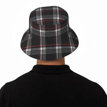 Custom GTI Tartan Bucket Hat Sun Beach Packable Fisherman Cap