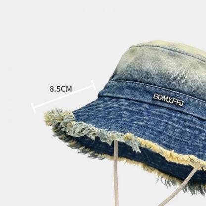 Women's Vintage Washed Denim Bucket Hat