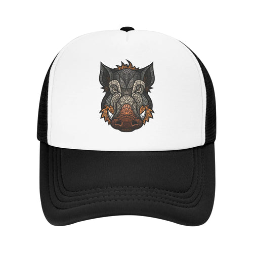 Custom Wild Boar Feral Pig Baseball Cap Hip Hop