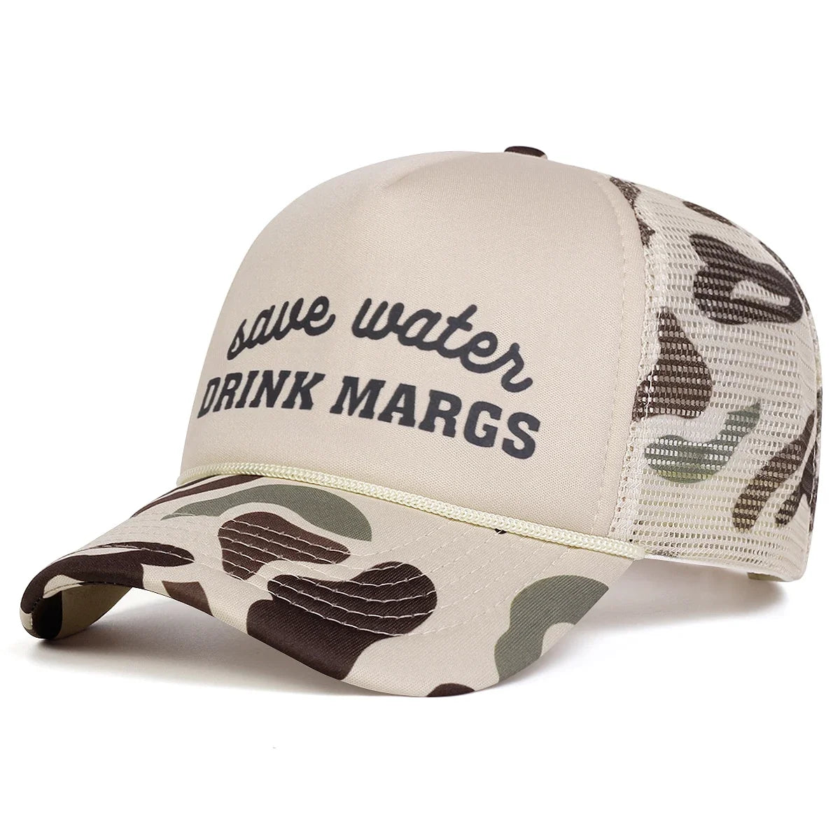 Unisex Drink Margs Letter Printed Baseball Net Caps Spring and Summer