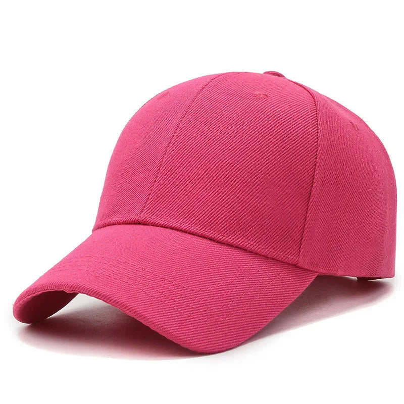 Unisex Cap Casual Plain Baseball Cap Adjustable Snapback Hats Hip Hop Cap Street Dad Hat