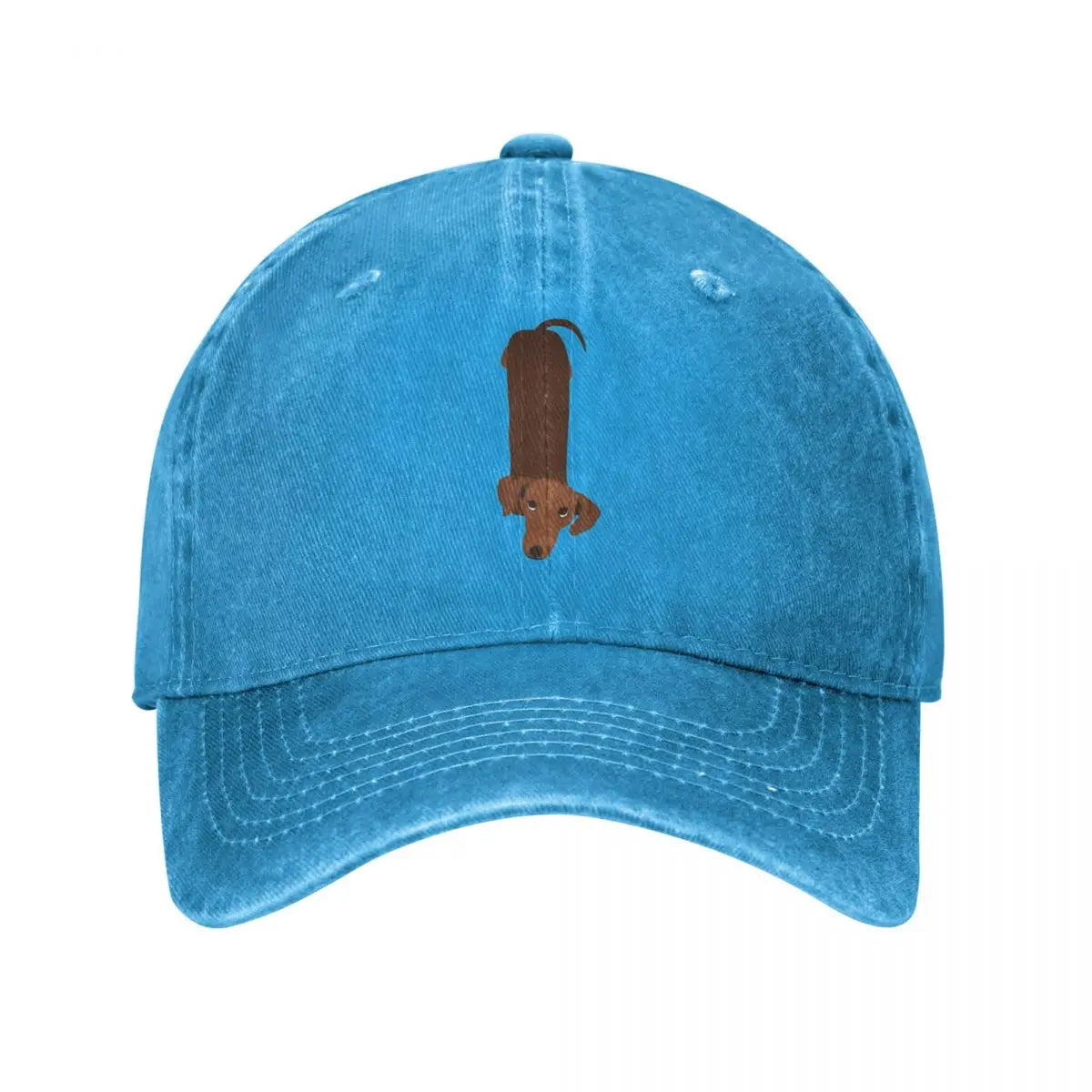 I Love My Wiener Dog Dachshund Baseball Cap Distressed Washed Caps Hat Fashion Outdoor Activities Sun Cap
