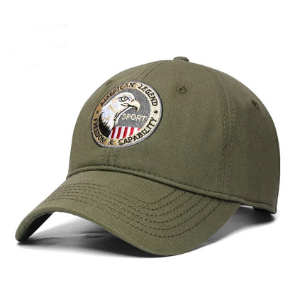New Eagle Embroidery Big Head Men Snapback Hats