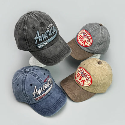 Personal American Letter Embroidery Baseball Hats