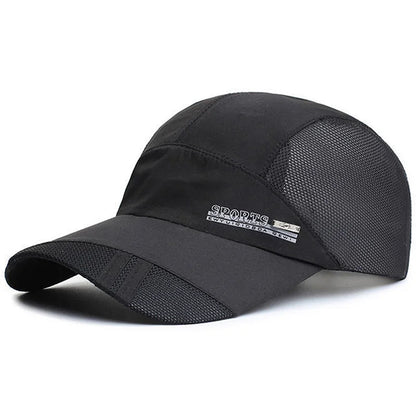 Quick Dry Men Baseball Cap For Sports Cool Mesh Summer Women Sun Hat