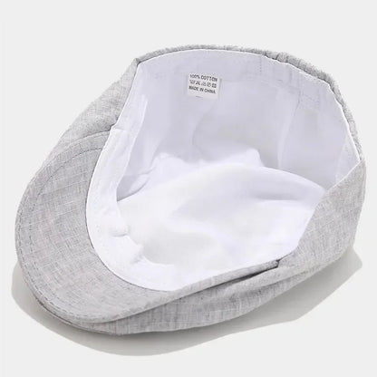 Four Seasons Cotton Solid Newsboy Caps Flat Cap