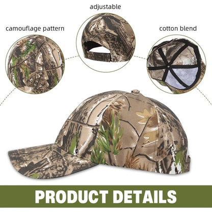 Colors Camouflage Baseball Cap Summer Outdoor Sports Hiking Fishing Hunting Caps Sunscreen Casual Sun Hats