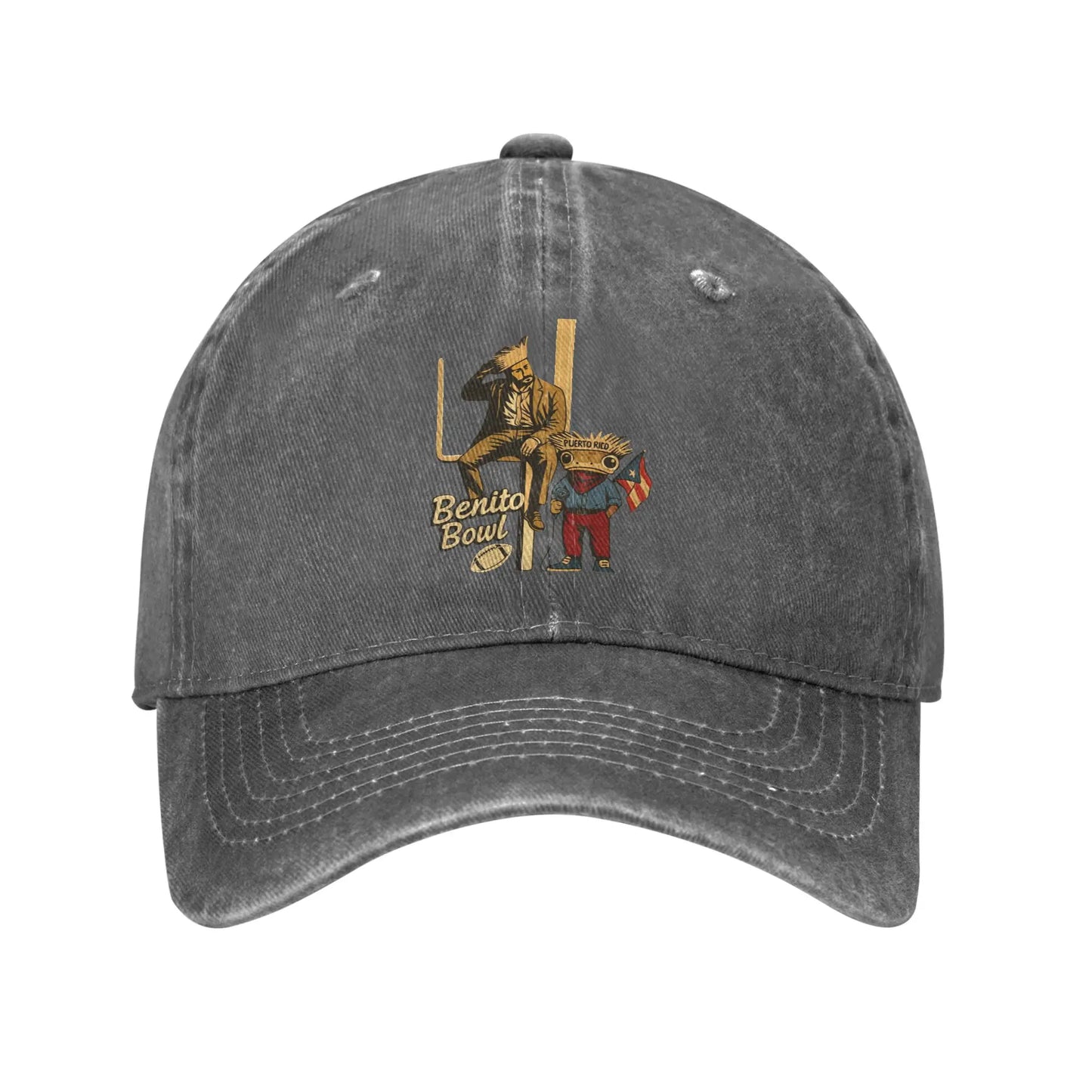Bad Bunny Puerto Rican Flag Benito Bowl Sun Baseball Cap Women Men