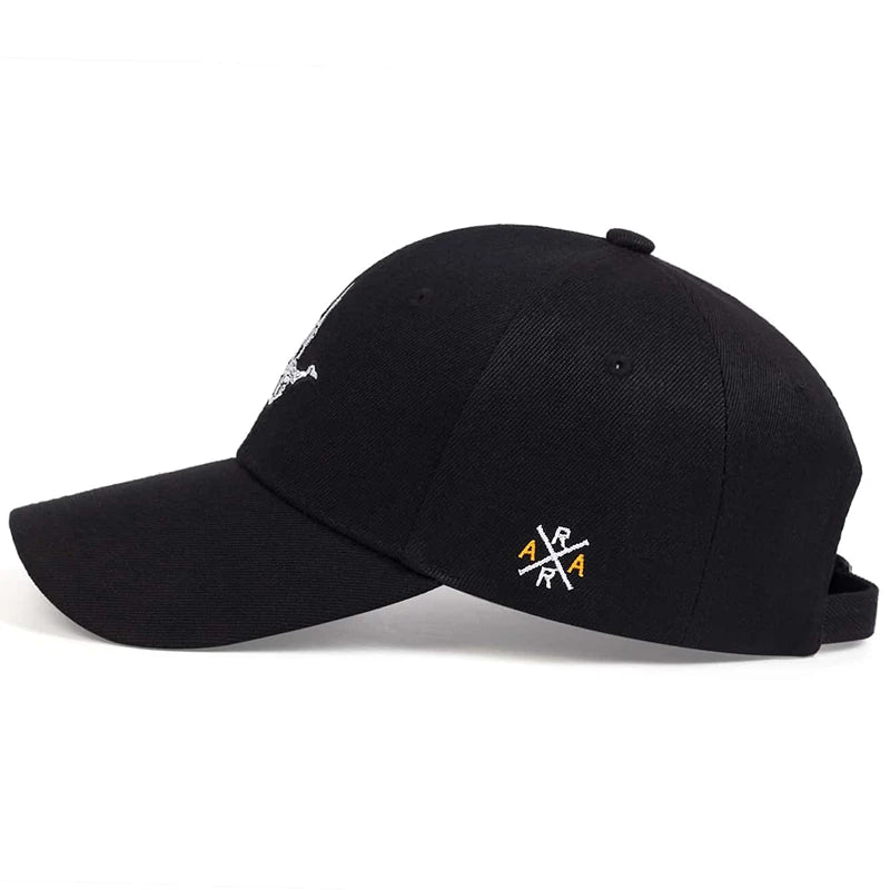 Unisex Skeleton Fingers Embroidery Baseball Caps Spring Autumn