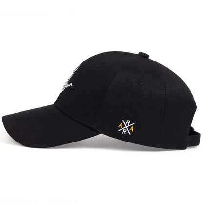Unisex Skeleton Fingers Embroidery Baseball Caps Spring Autumn