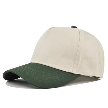 Unisex Light Panel Color Blocked Baseball Caps Spring Autumn