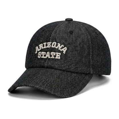 European And American Retro Washed Denim Baseball Cap