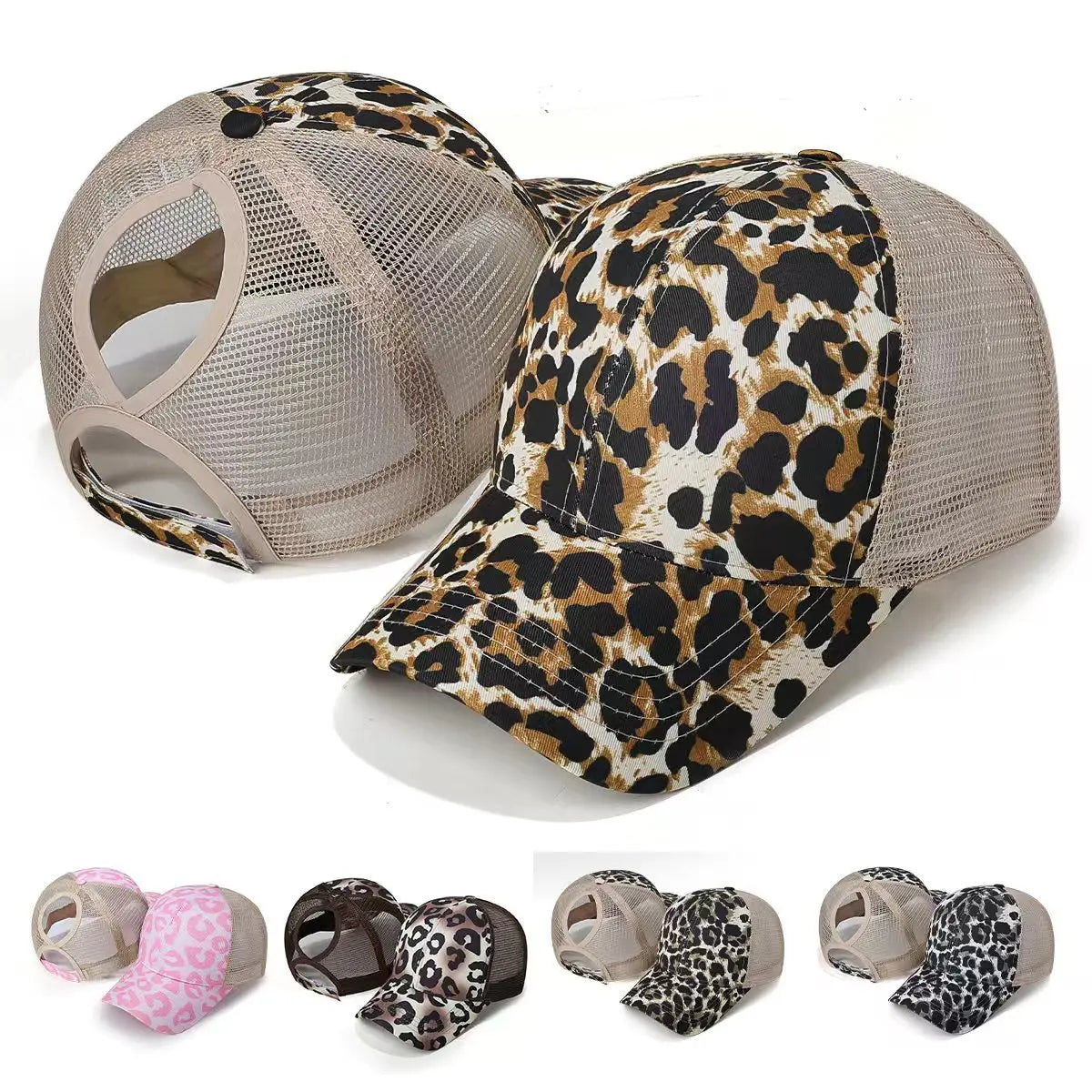 Fashion Leopard Print Baseball Cap Women's