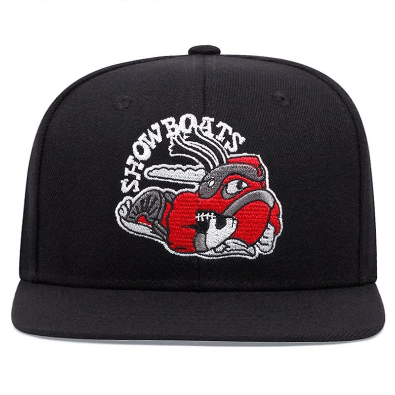 Flat brimmed Hat Show Boats Snail Street Pop Hip Hop Hat x