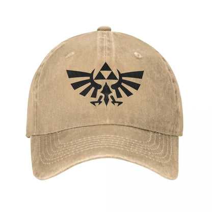 The  Of Logo Baseball Cap Vintage Distressed Denim