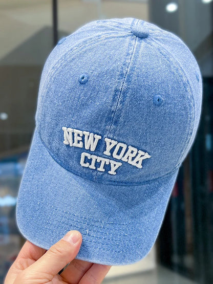 Embroidered Alphabet Baseball Cap Cowgirl Cap