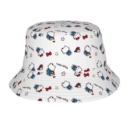 Kittys Leopard Bucket Hat Vocation Getaway Headwear Accessories Fisherman Cap