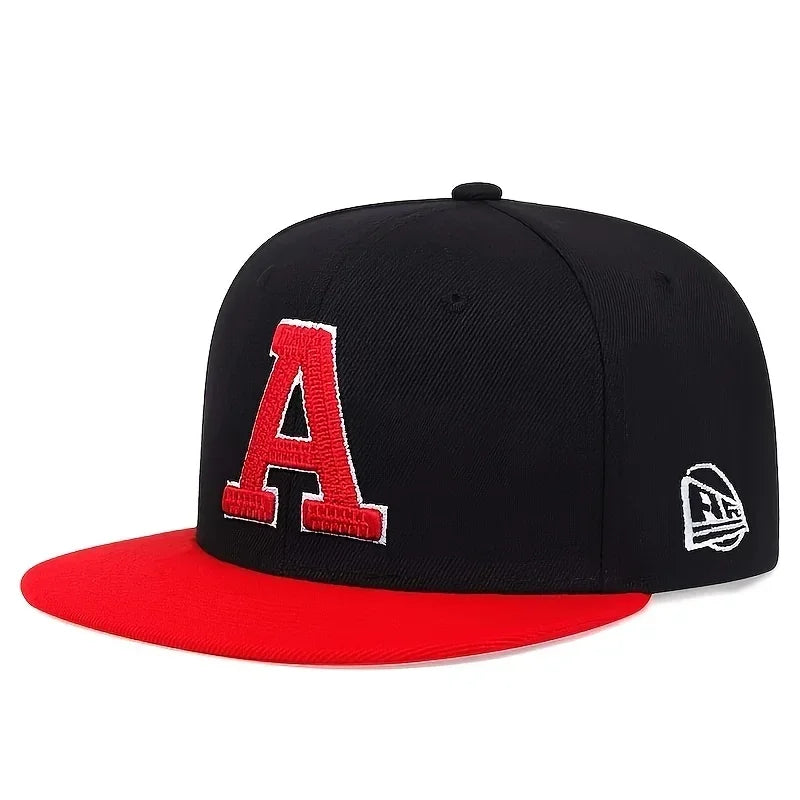 Unisex A Letter Embroidery Hip-hop Hats Spring Autumn Outdoor