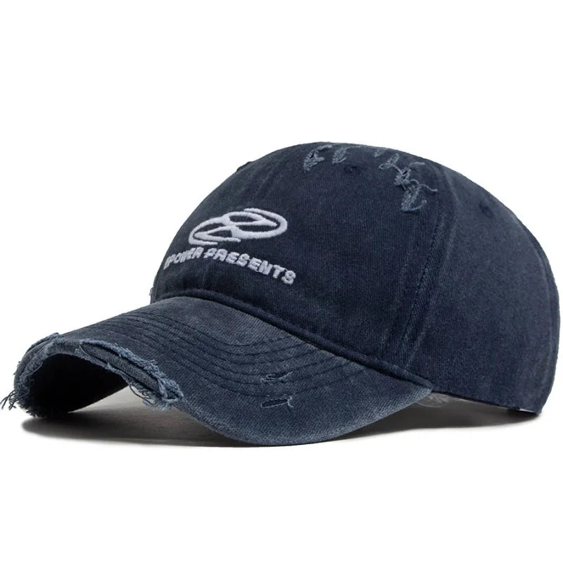 American Retro Washed Distressed Women's Baseball Cap