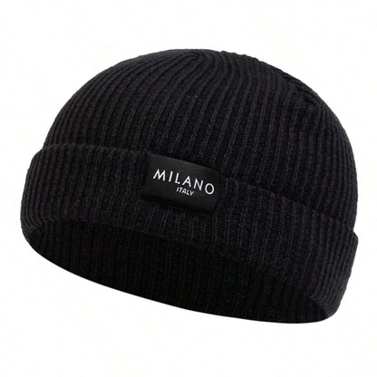 Label Beanies Winter Warm Hat Hip Hop Cap