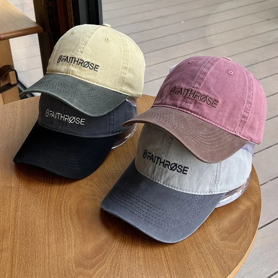 INS Style Letter Embroidered Baseball Cap