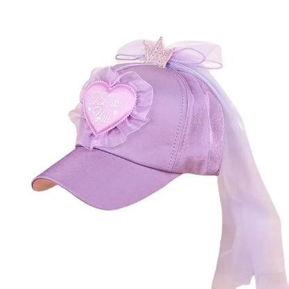 New Cartoon Children Baseball Cap Kids Girls Sun Hat Adjustable