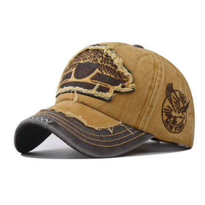 Summer Baseball Cap Men's Fashion Embroidered Pentagram Letter Caps Men