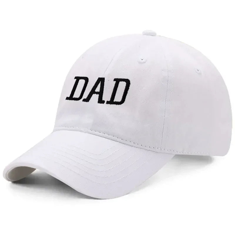 DAD MOM Embroidery Pure Cotton Baseball Cap Fashion Sport Golf Caps Sun Hat