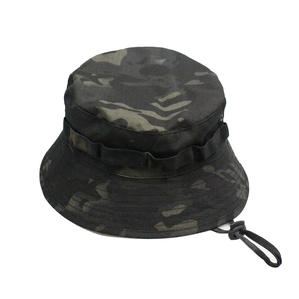 Unisex Camouflage Bucket Hat Summer Sunshade Boonie Hat