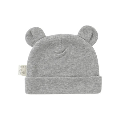 Organic Cotton Newborn Beanie Hat Baby Cap Breathable For 0-6M Infants
