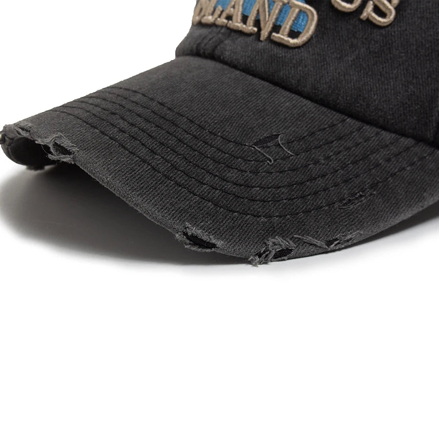 The Mysterious Island Letter Baseball Cap For Men