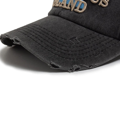 The Mysterious Island Letter Baseball Cap For Men
