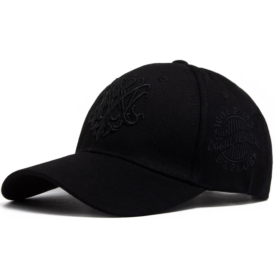 Totem Embroidery Cotton Men Women Baseball Cap